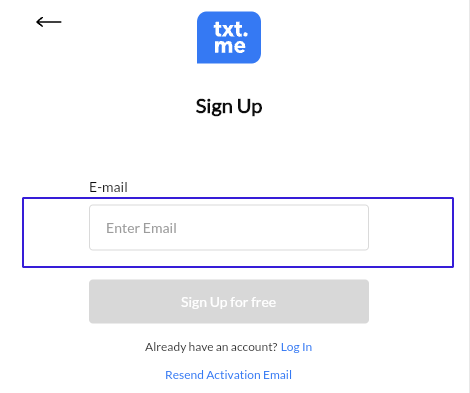 textme chat register